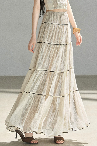 Through the Fog Lace Skirt