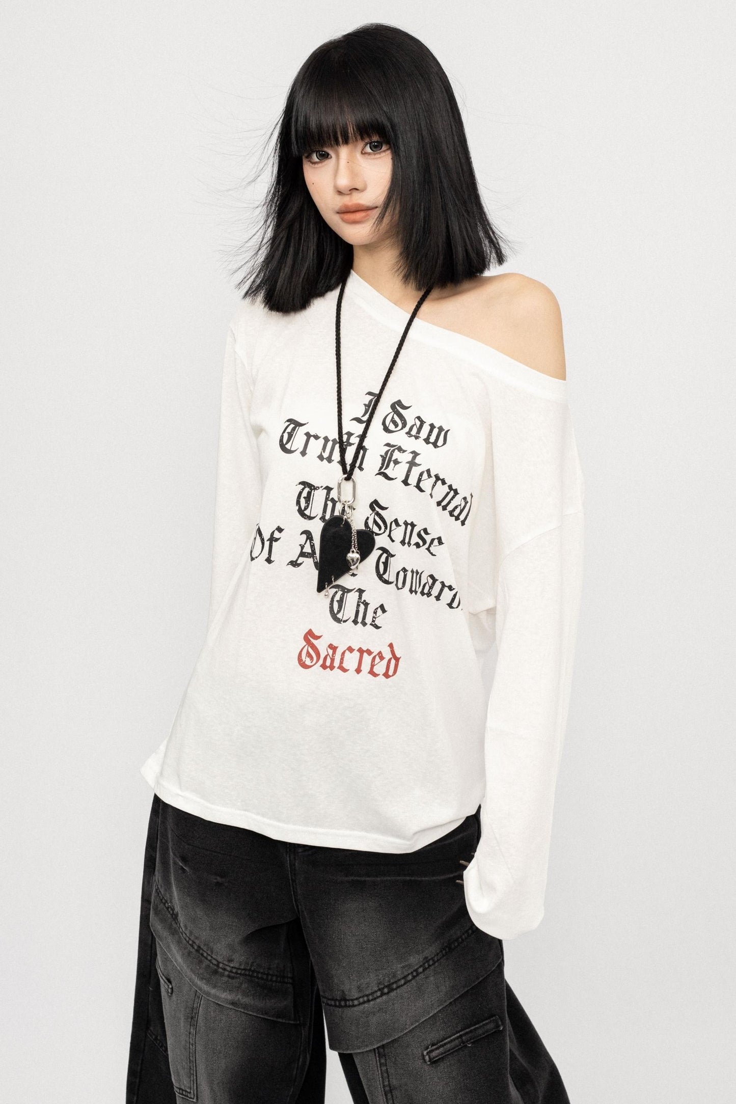 Vintage Monogram Print Sunscreen Top