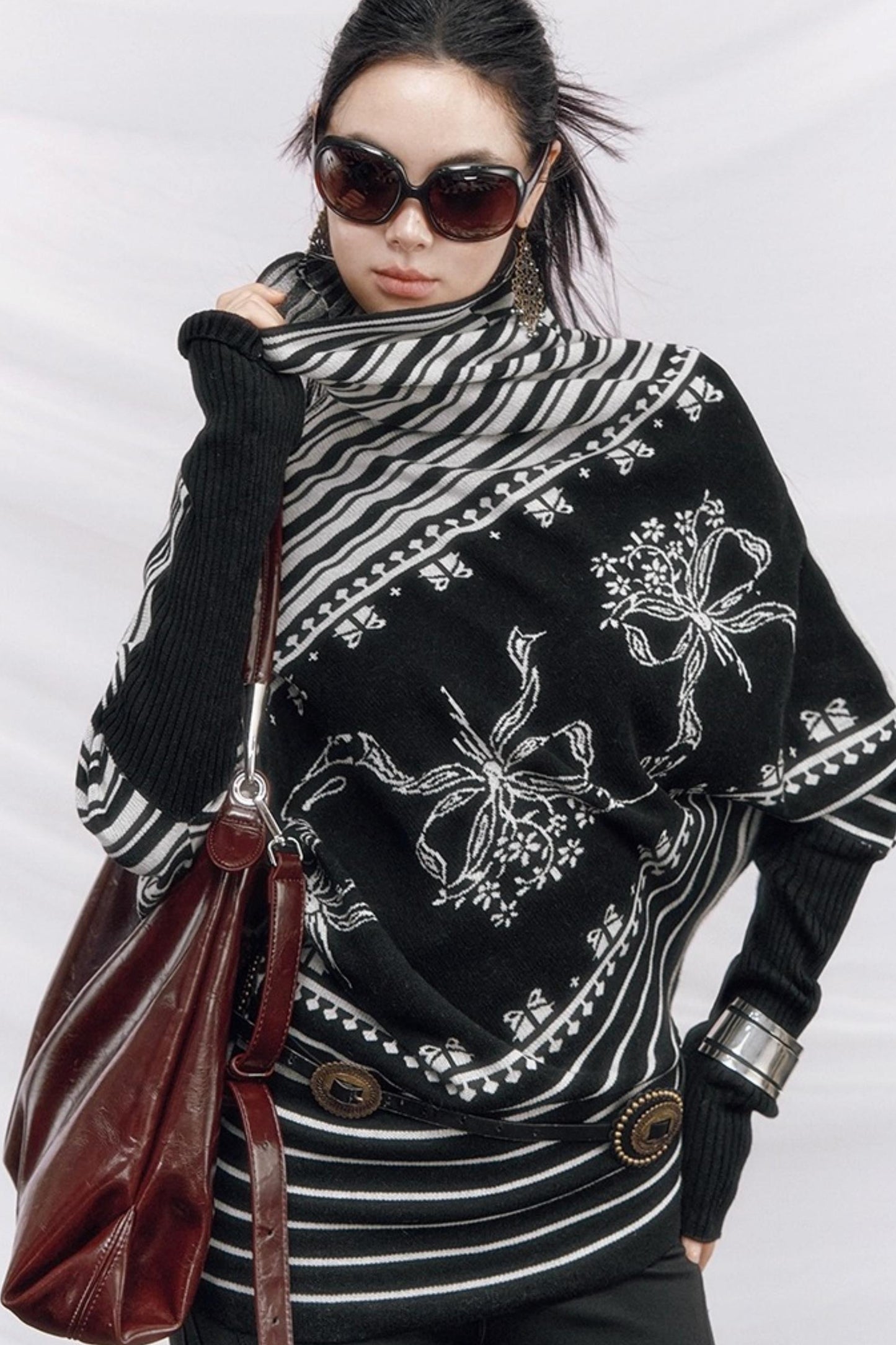 Josephine Ribbon Batwing Sweater