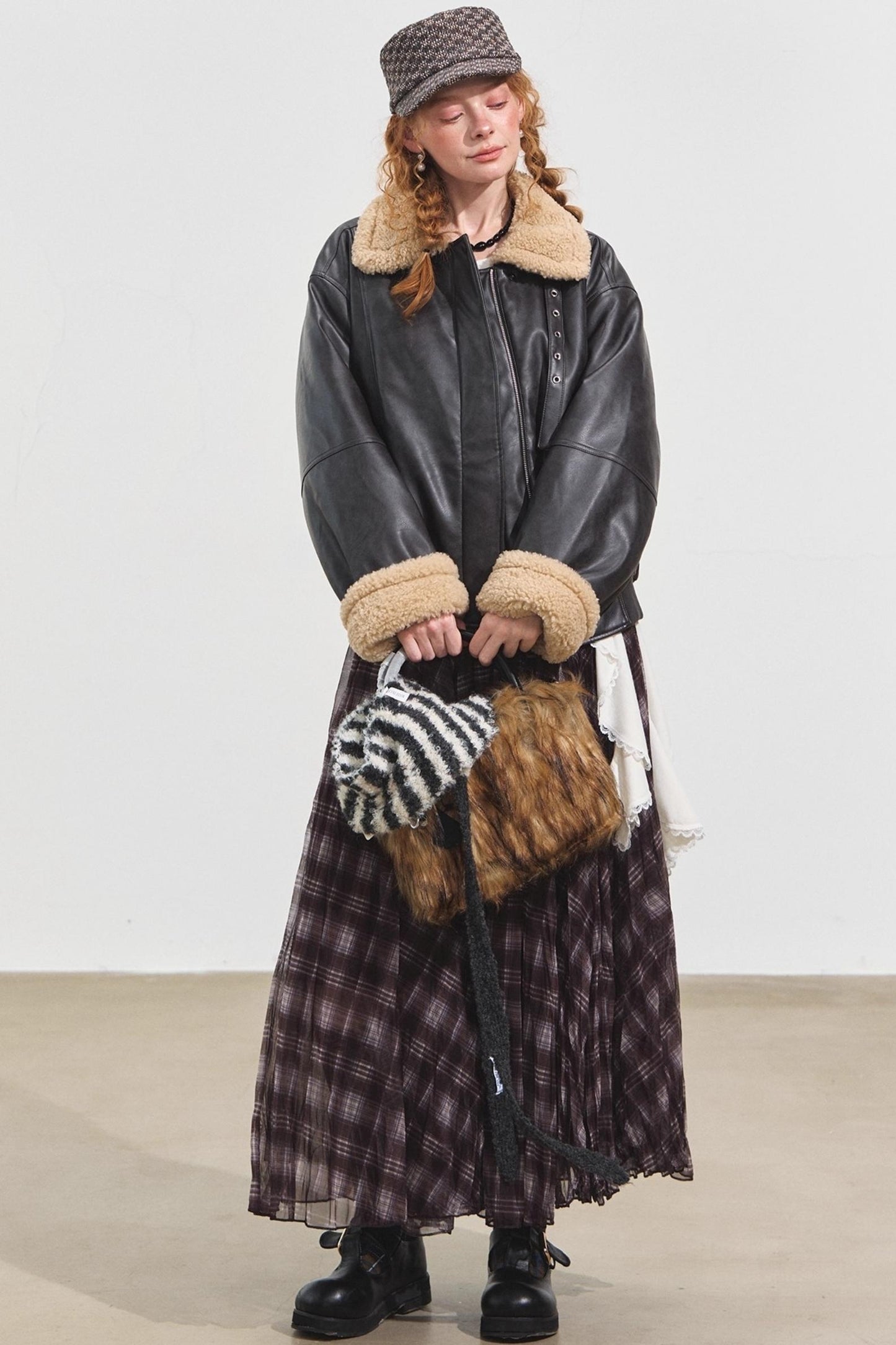 Lambwool Motorcycle Jacket