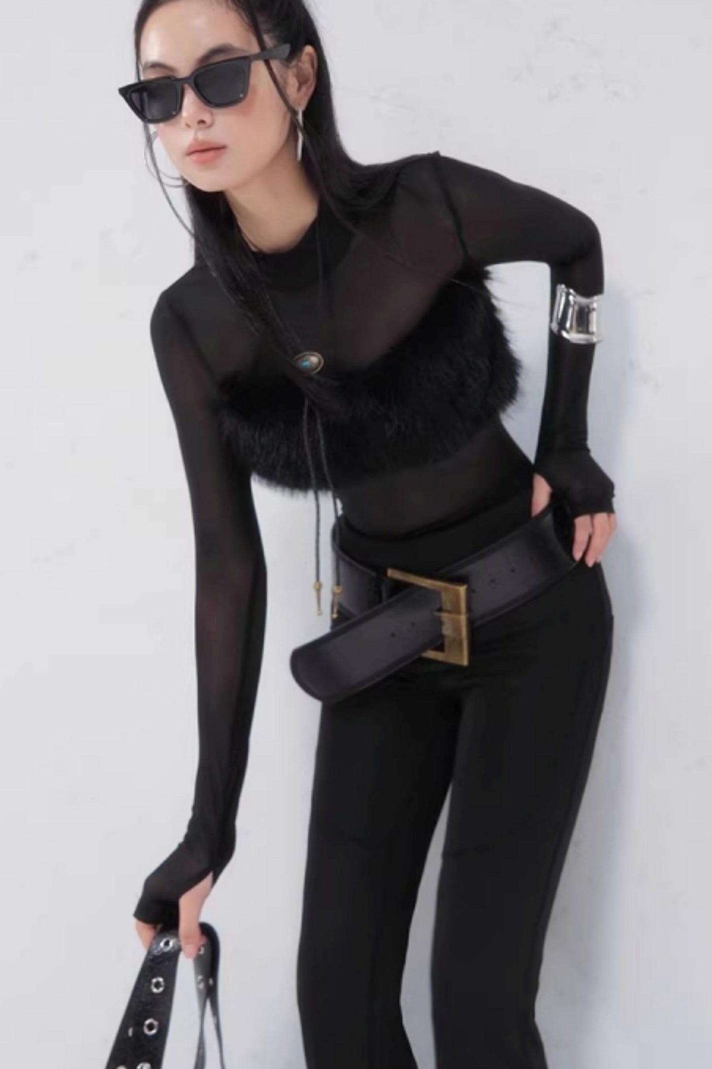 Limited Edition Mesh Patchwork Top