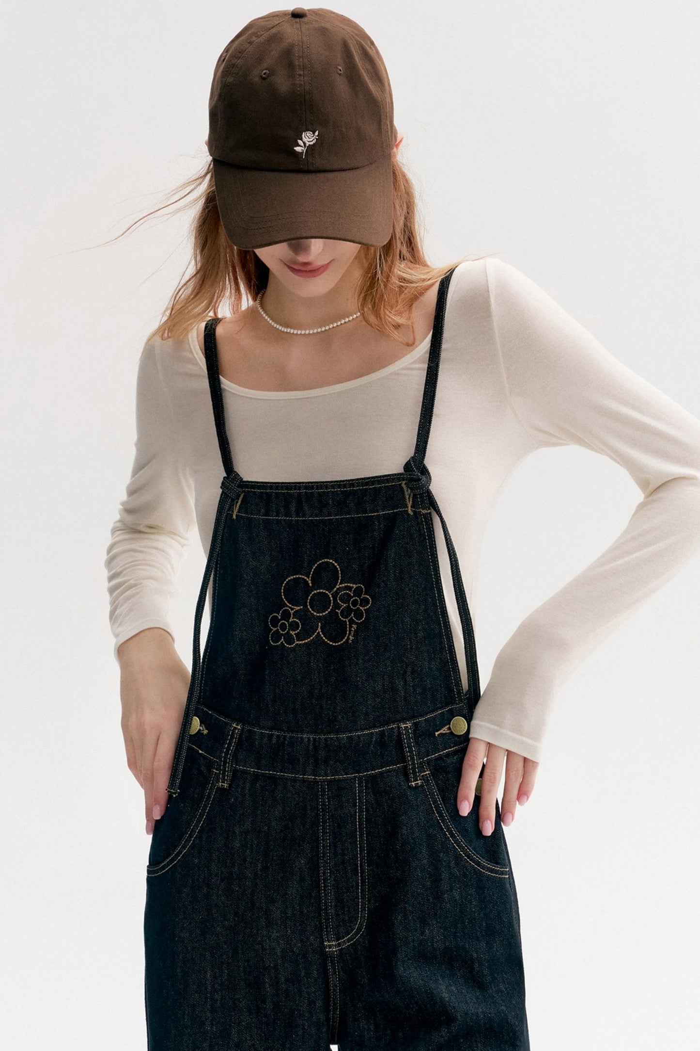 Lazy Floral Wide-Leg Pants