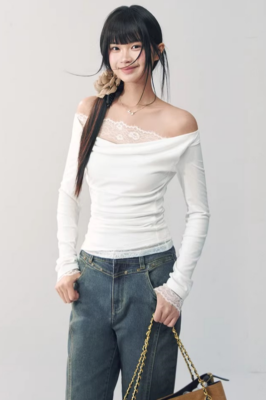 Lace Off-Shoulder Top