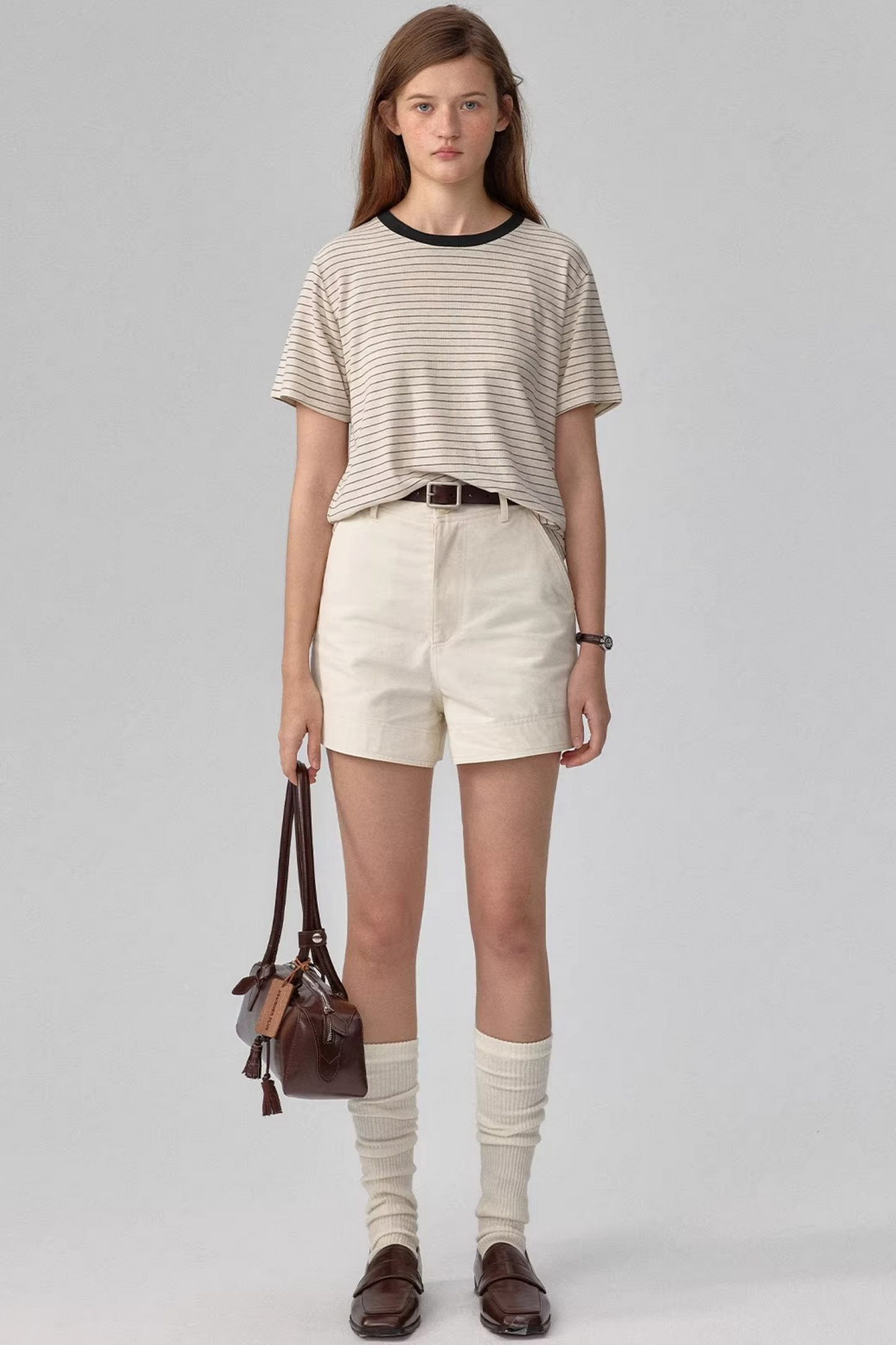 Tencel Linen Striped Top