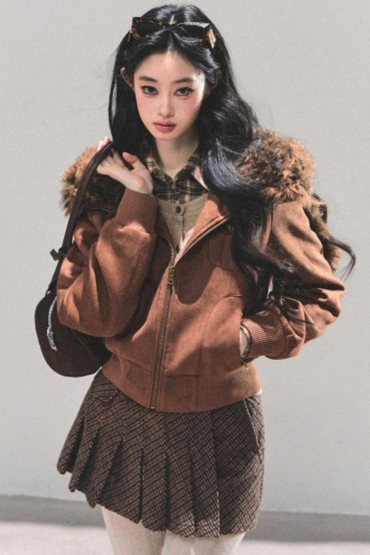 Floating Twilight Lamb Wool Coat