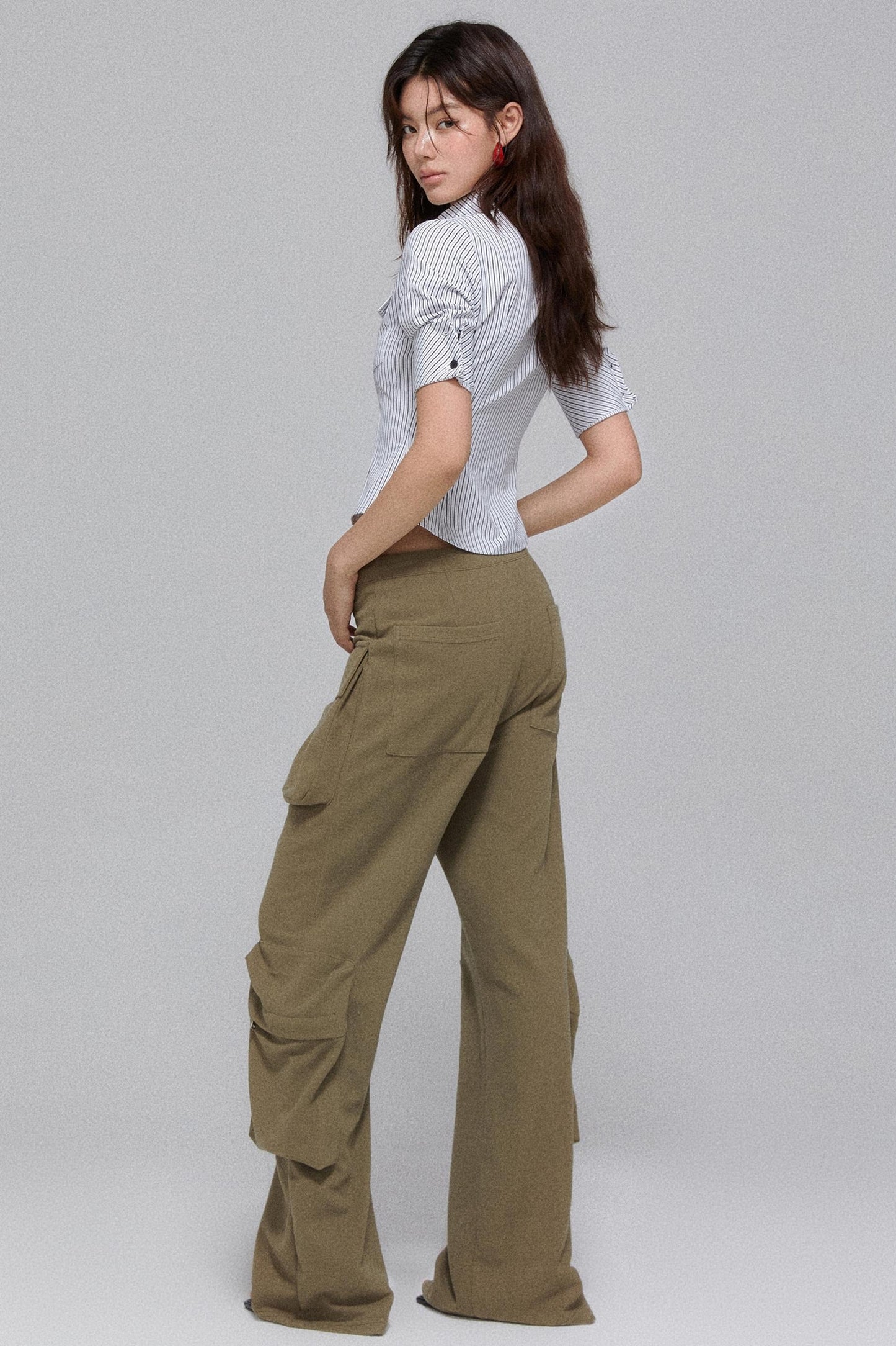 Retro Stripe Pocket Shirt