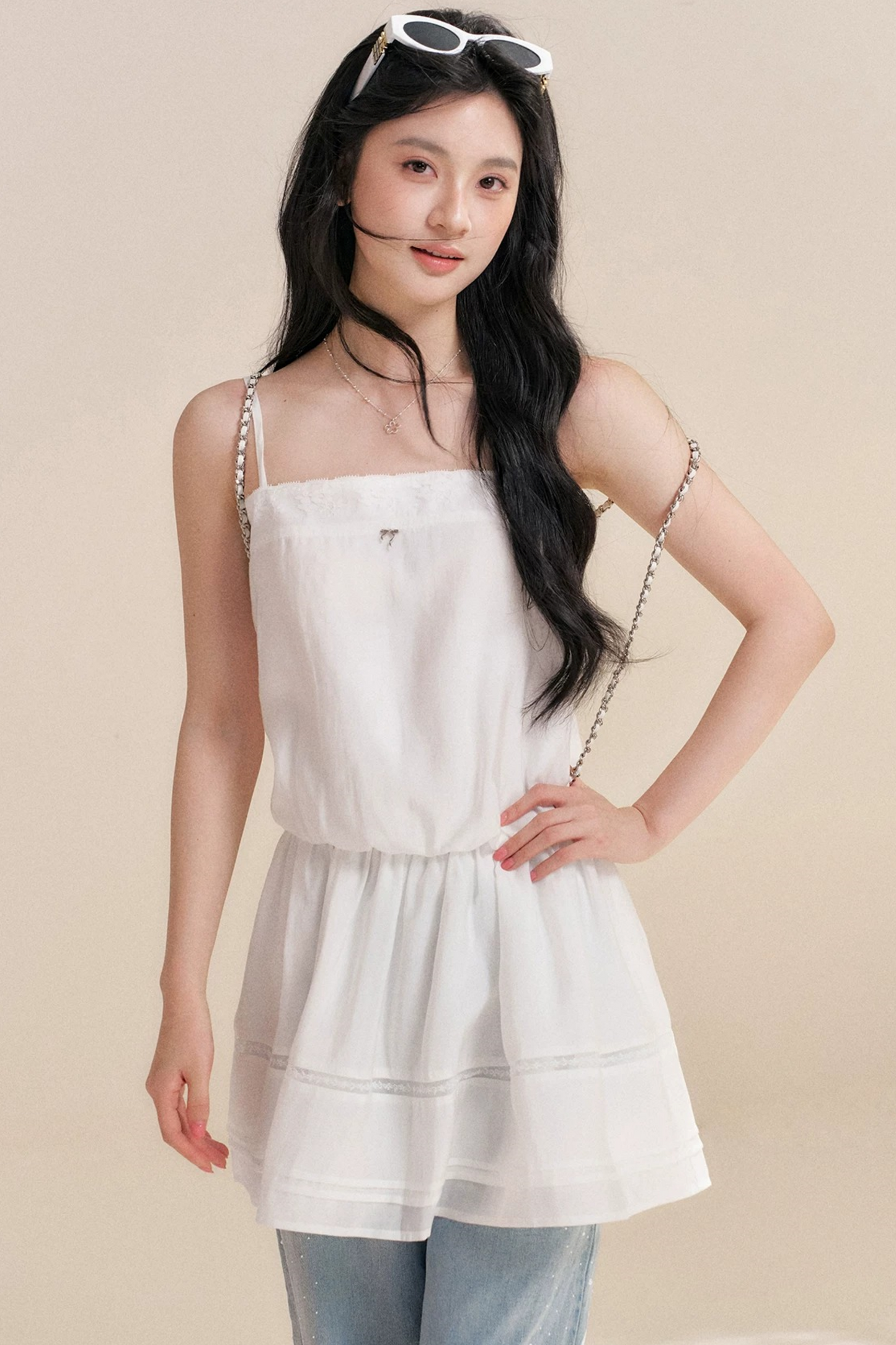 Tencel Lace Patchwork Dress