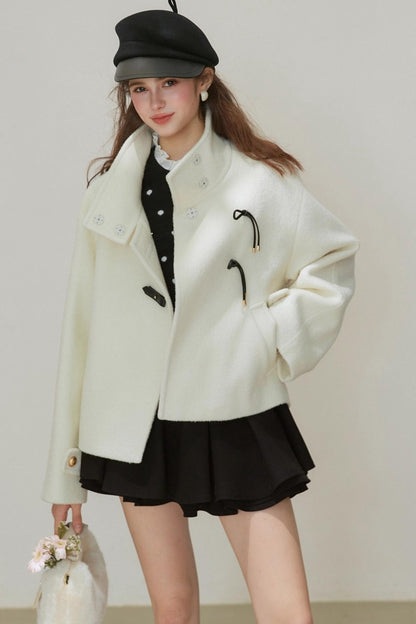 Winter Wool Cocoon Jacket