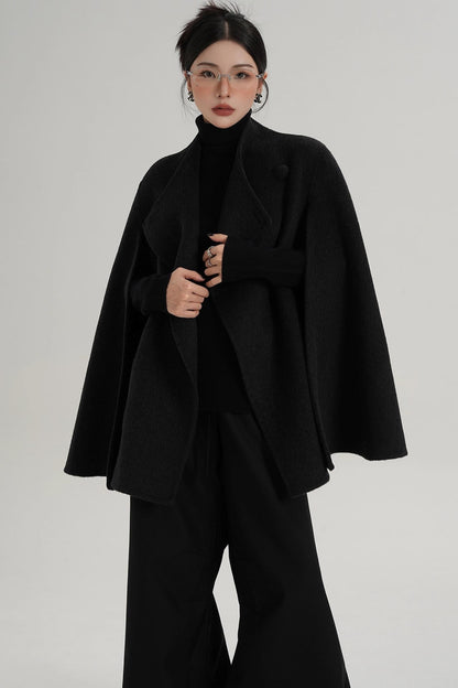 Woolen Cape Coat