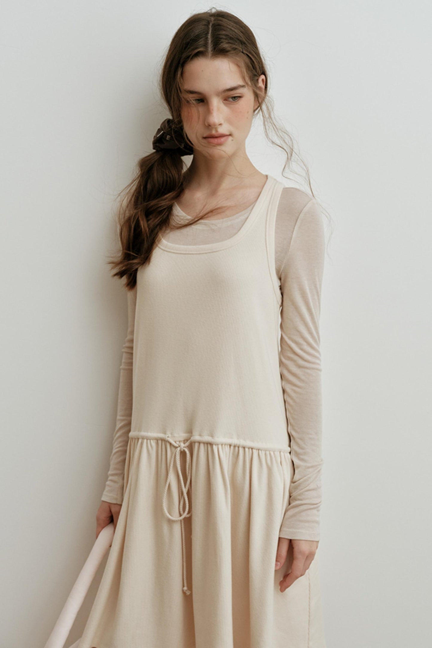 Soft Wool Blend Long-Sleeved Inner Top