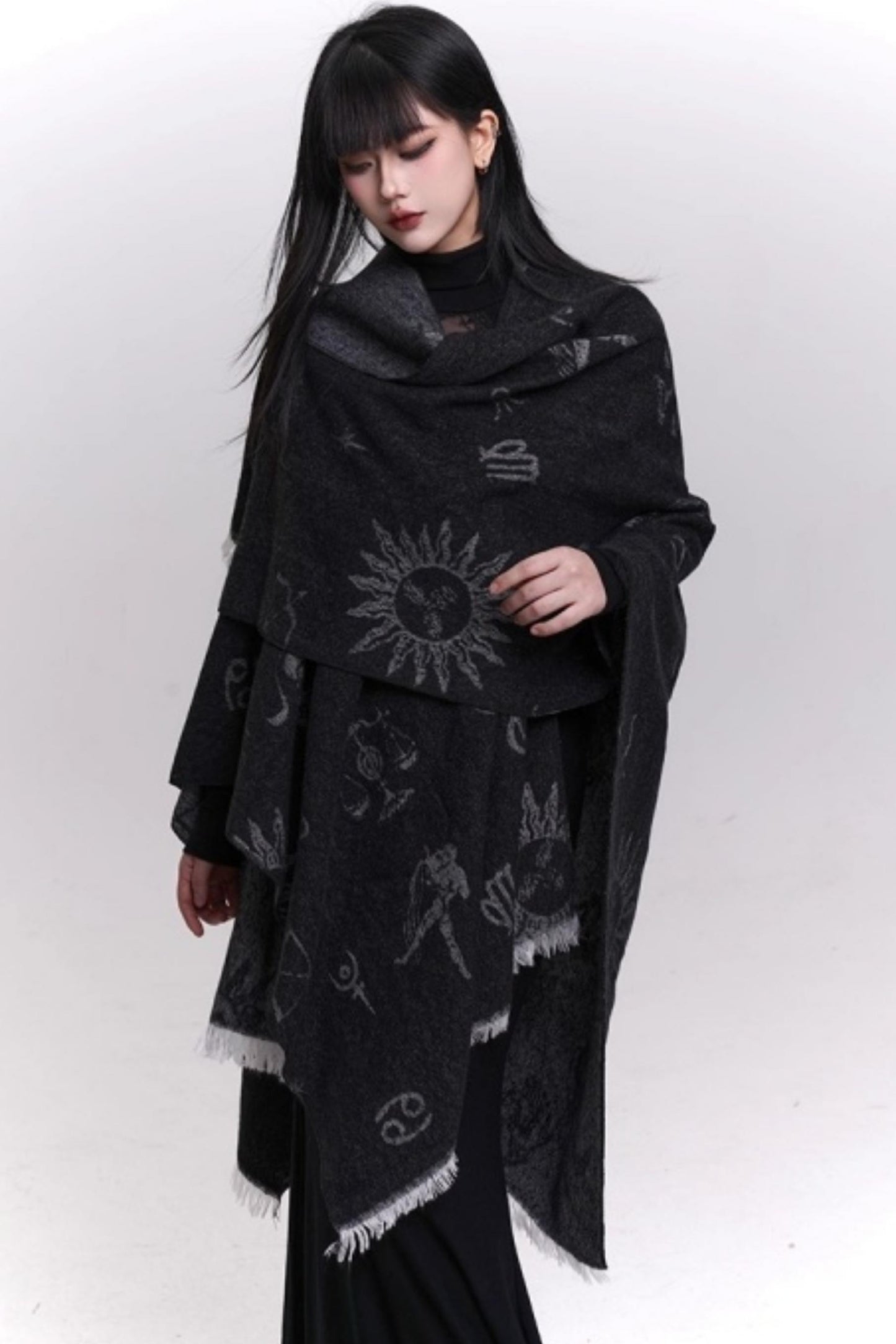 Ghost Girl Christmas Shawl