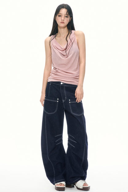 Pink Hooded Camisole