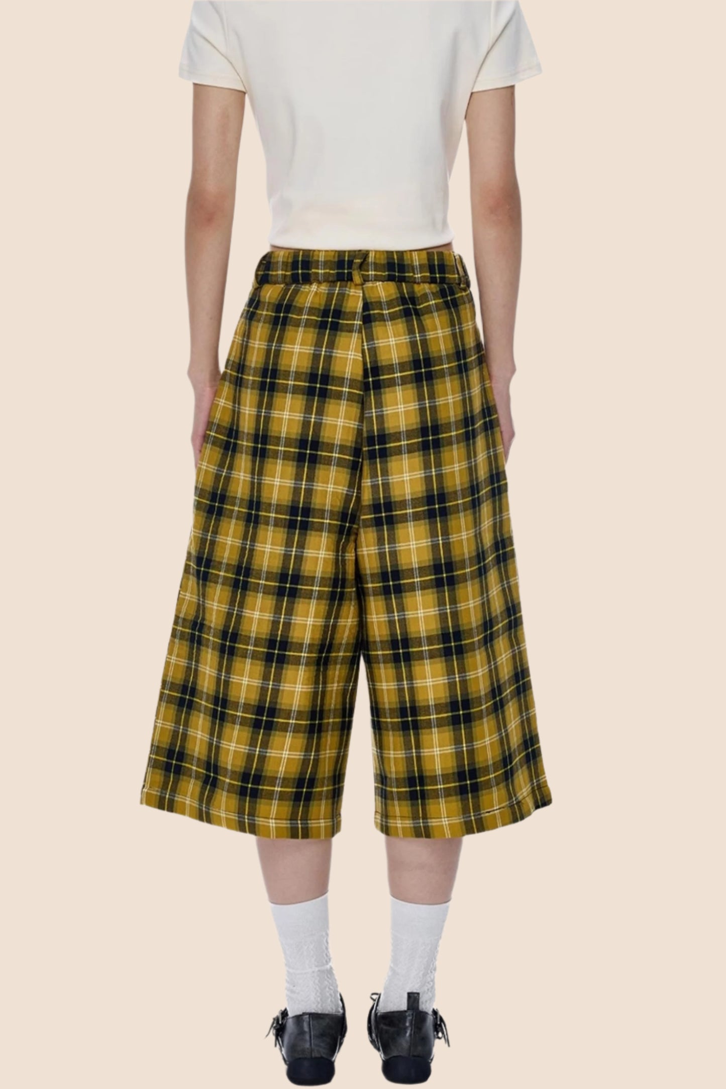 American Plaid Cropped Pants