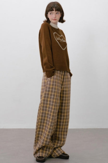 Sweet Thoughts Heart Sweater