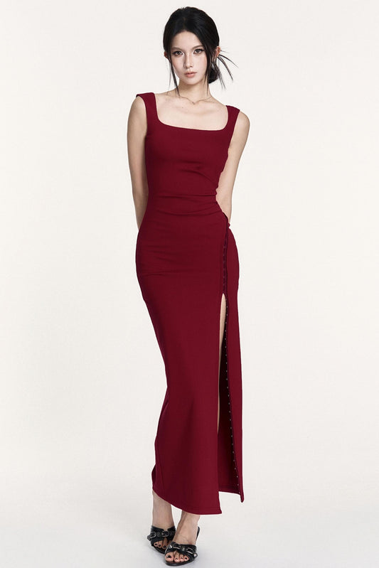 French Slim Waist Slimming Dress