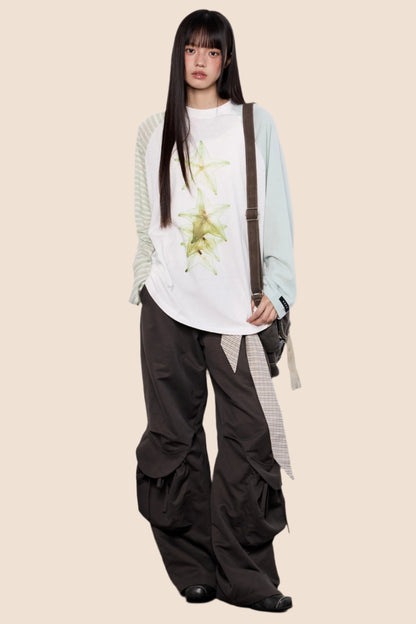 Summer Stripe Long Sleeve T-Shirt Top