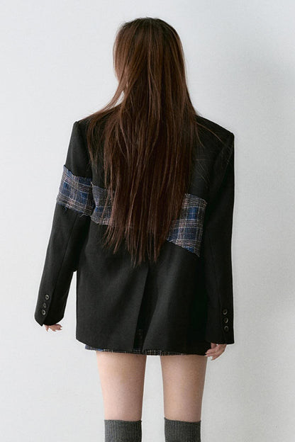 Premium Plaid Wool Jacket