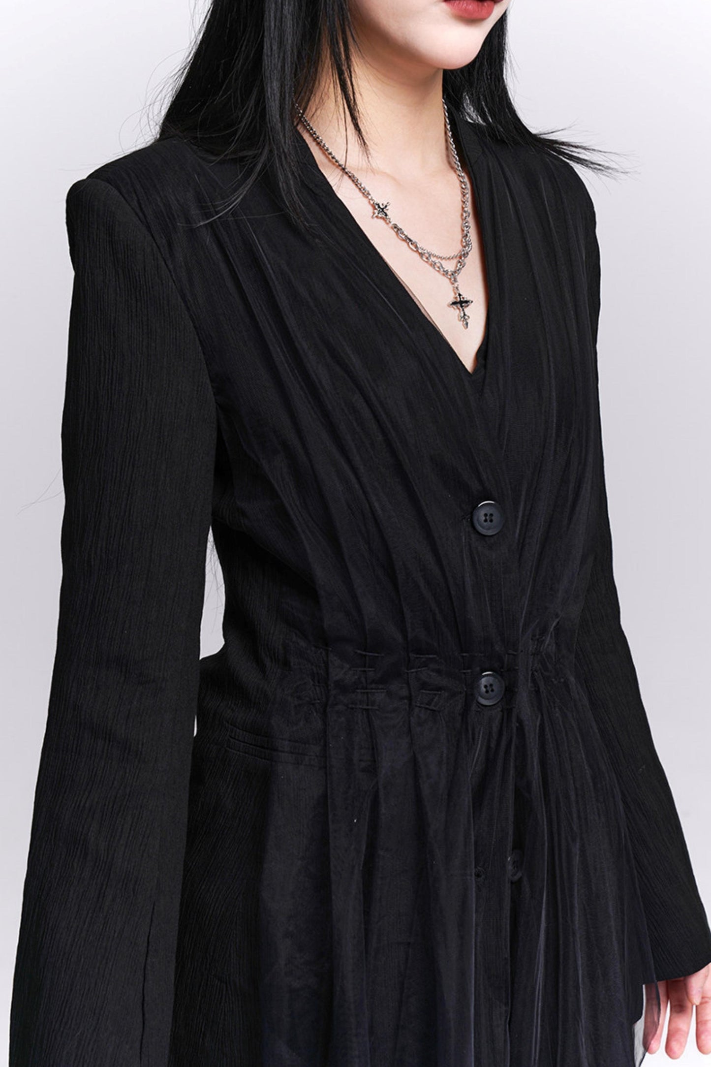 Einzigartiger Schnitt Stil Blazer