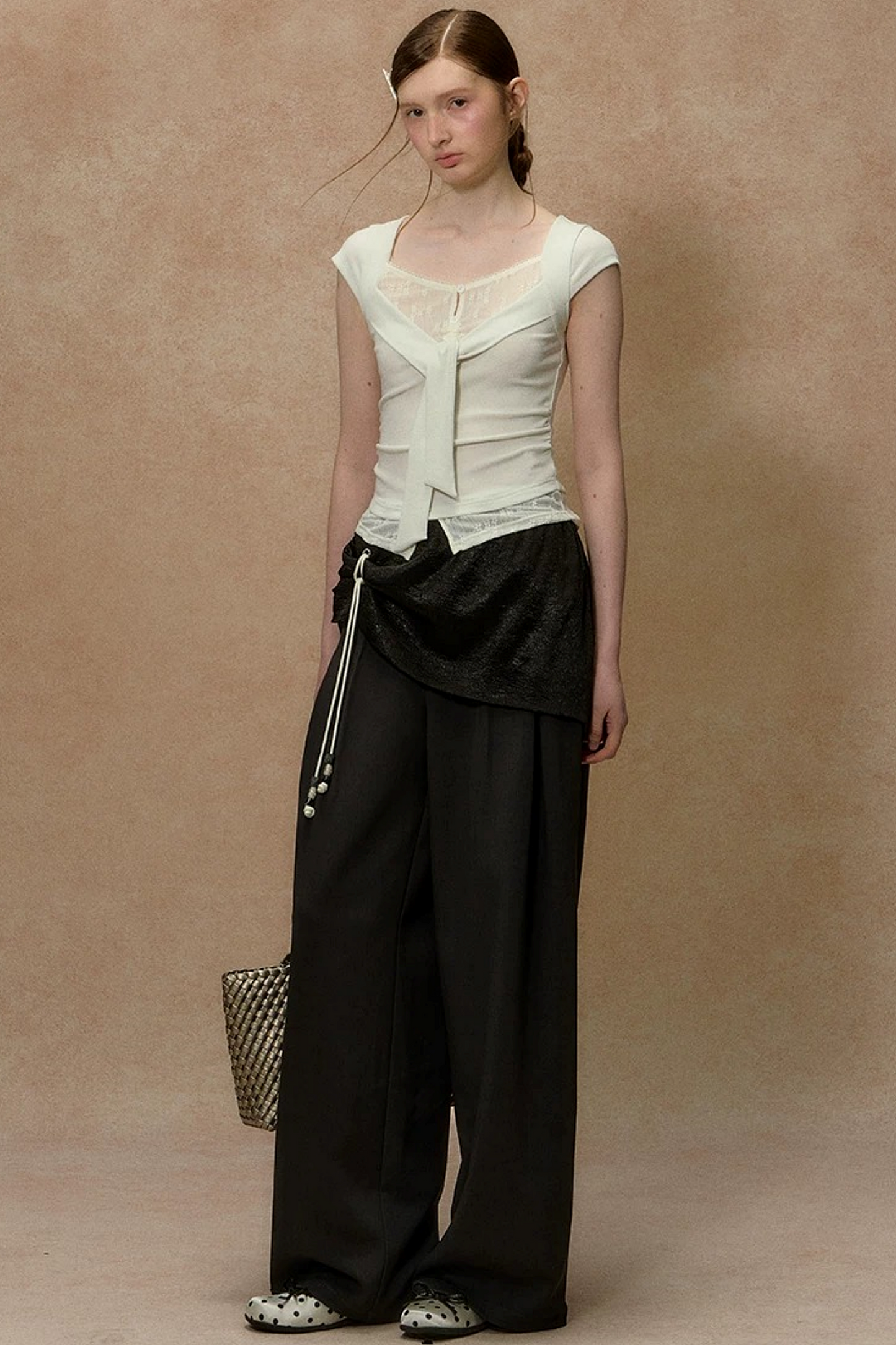 Twilight Palm Wide-Leg Pants