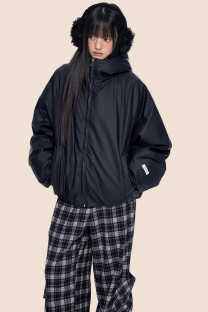 Luxury Cotton Hooded Jacket