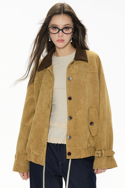 Retro Suede Work Jacket