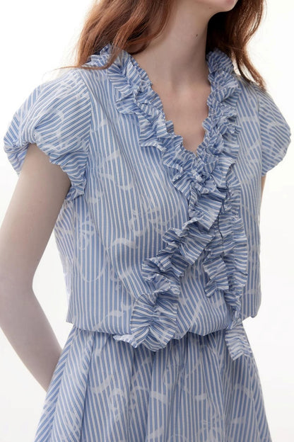 Summer Ruffled Stripe Set-Up