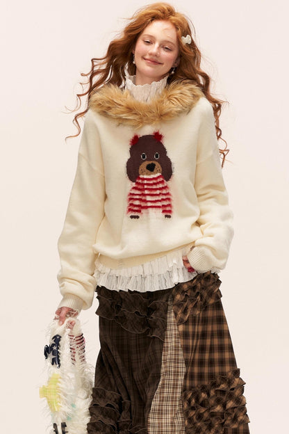 Cute Dog Hooded Sweater