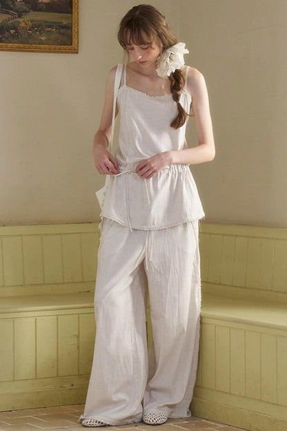 Coconut Grove Pleated Slacks Set-Up