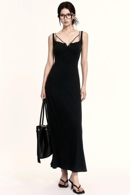 Intellectual Sleeveless Layered Dress