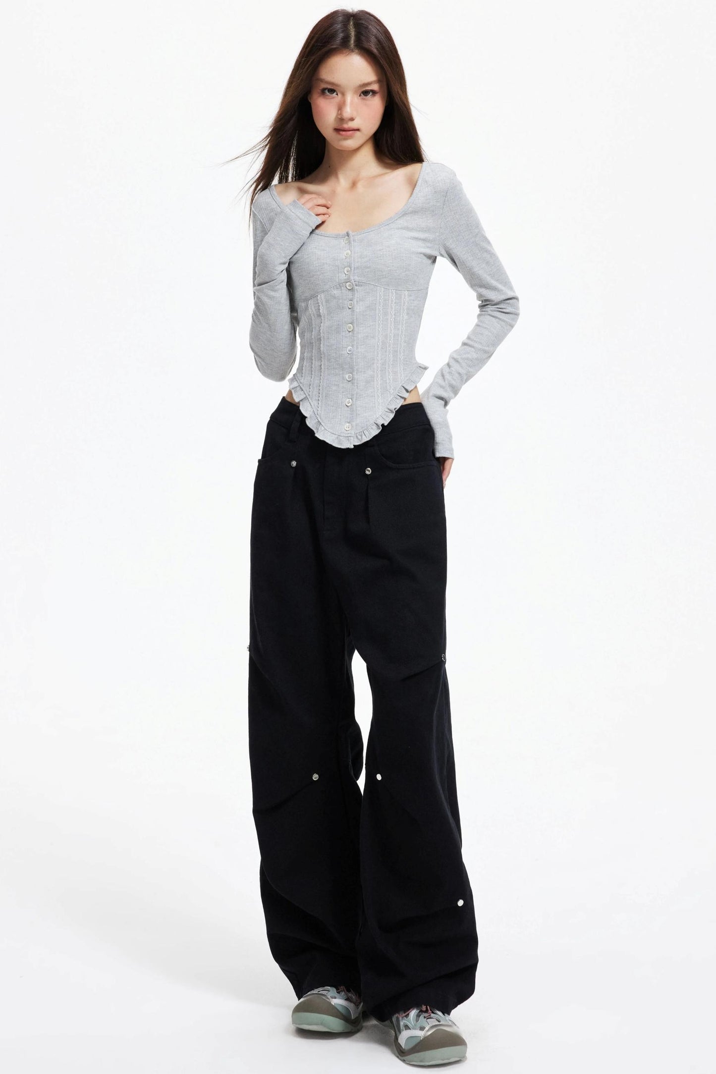 Hot Jacquard Knitted Sweater