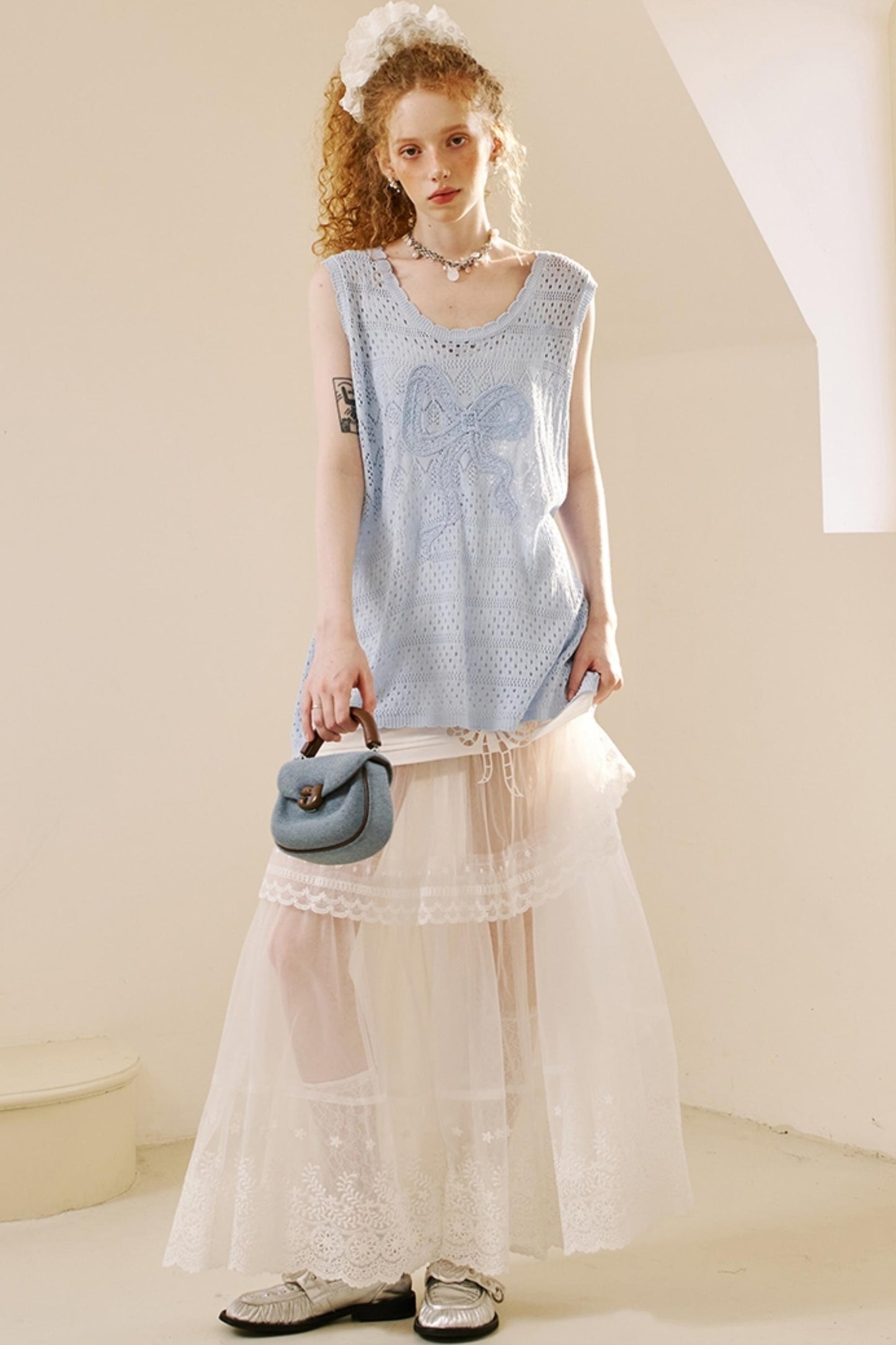 Chic Lace Half Skirt