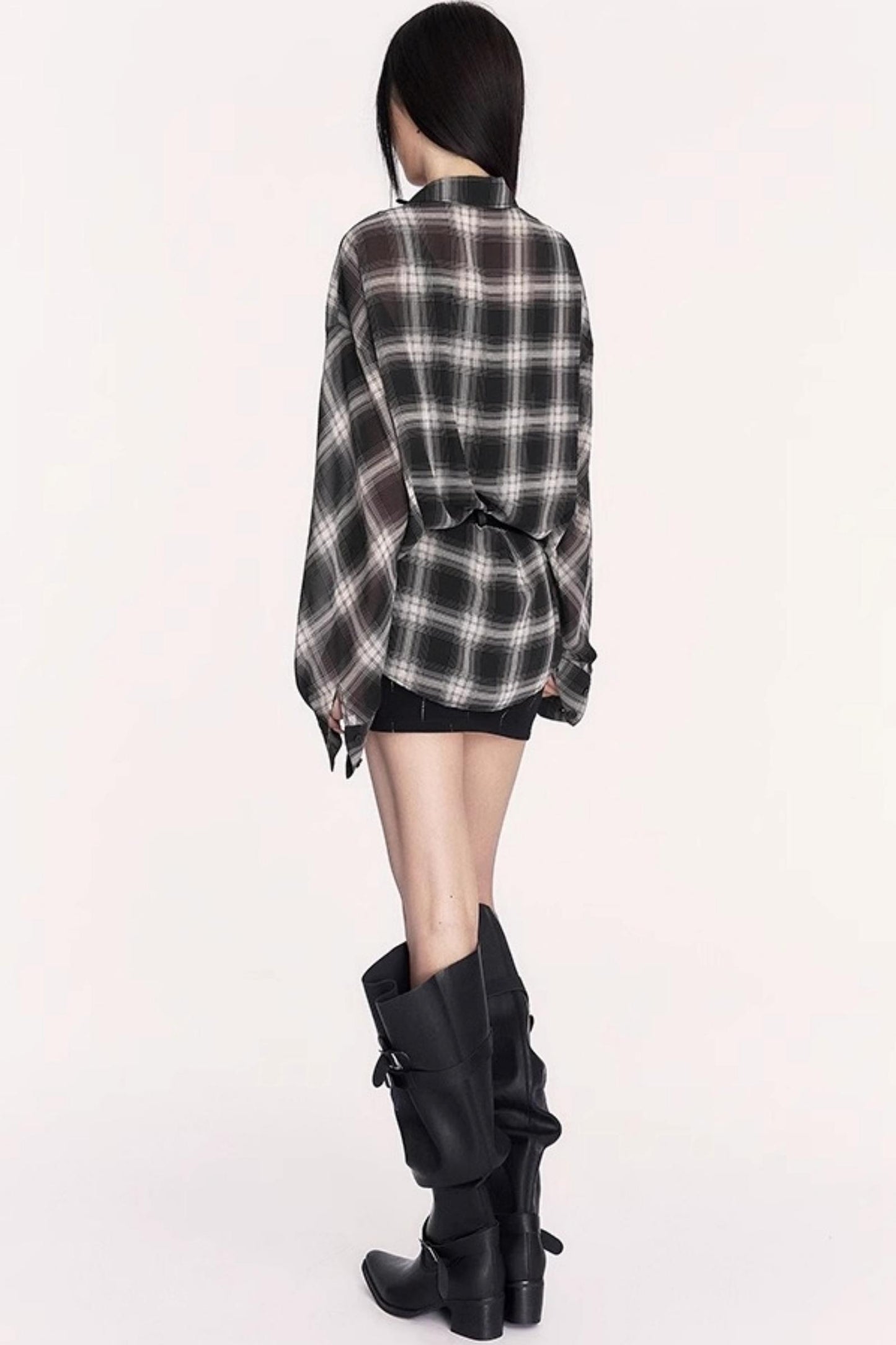 Retro Lightweight Plaid Shirt