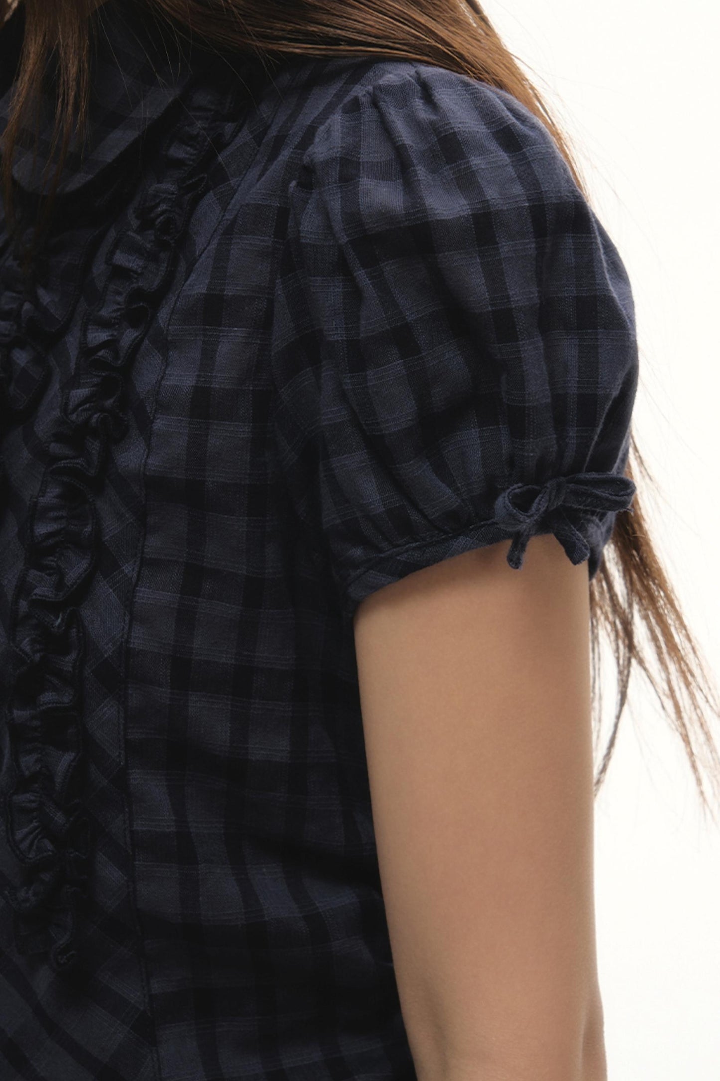 Plaid Lace Summer Shirt
