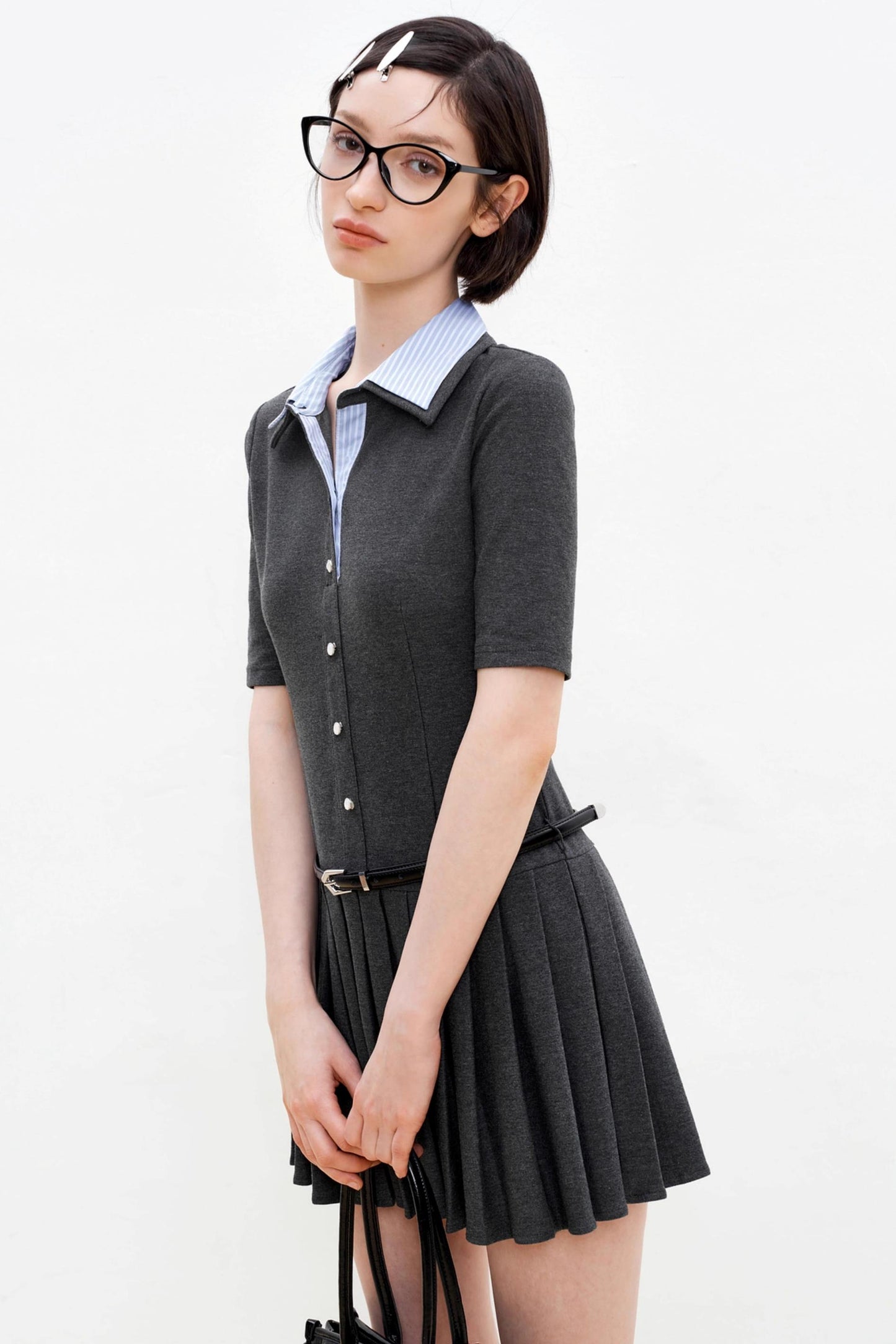 Summer Colorblock Polo Dress