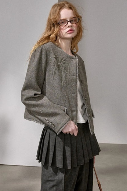 Bead-Embroidered Fireworks Jacket