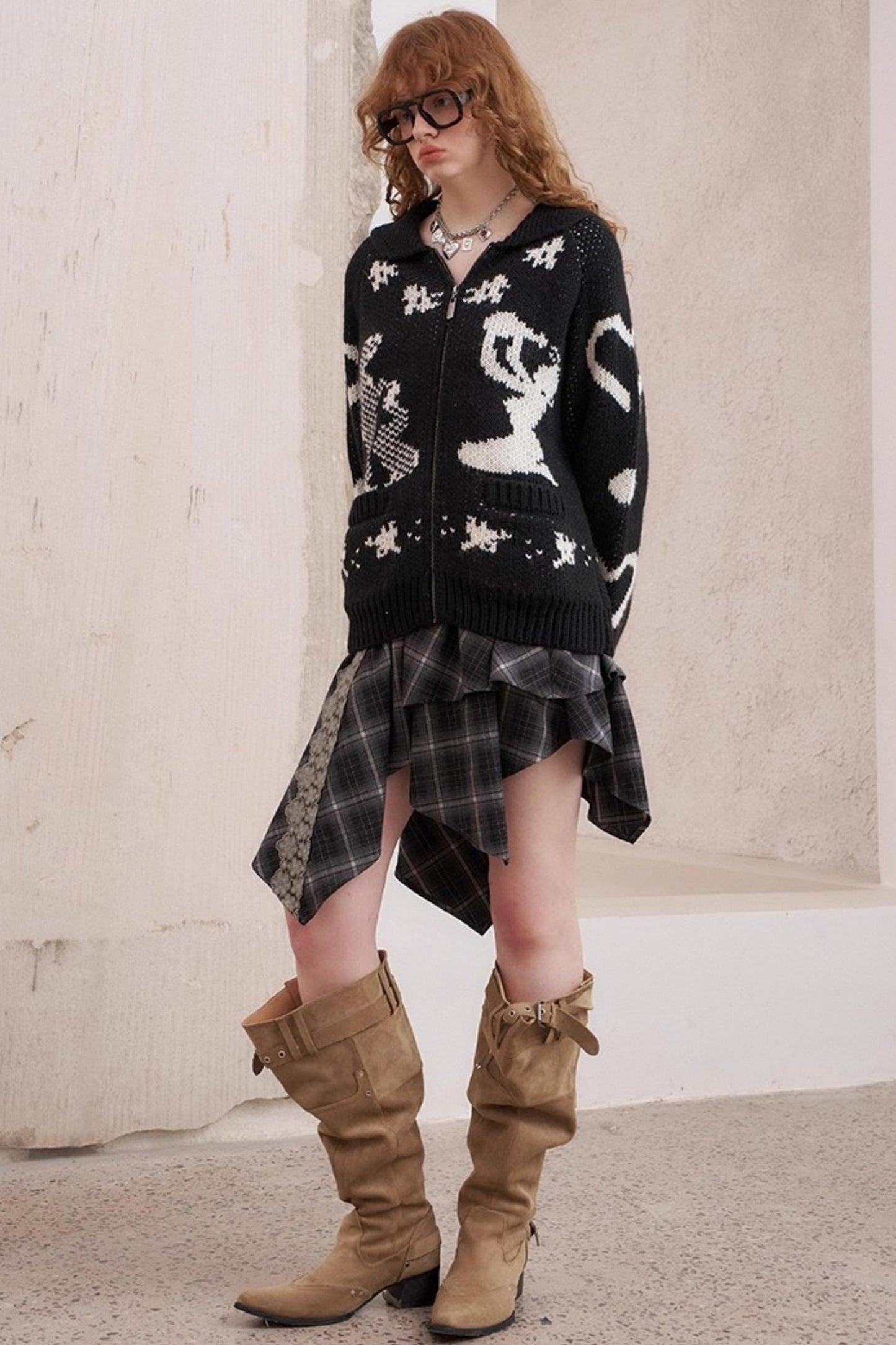 Warm Yarn Knitted Cardigan