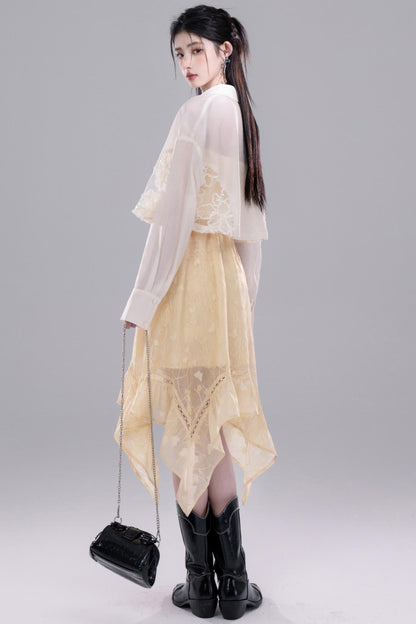 Lux Floral Knit Dress