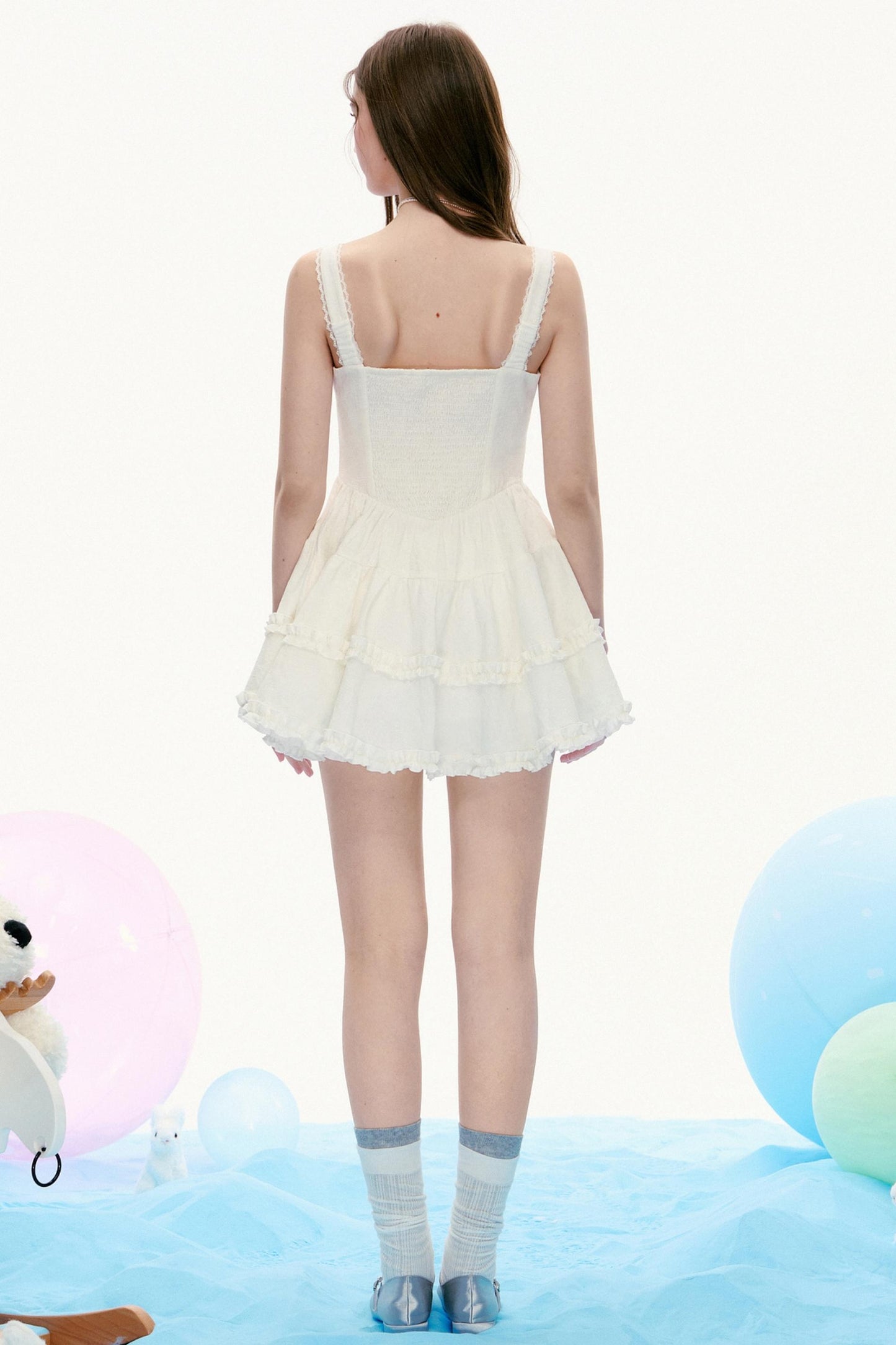 French Vintage Slim Slip Dress