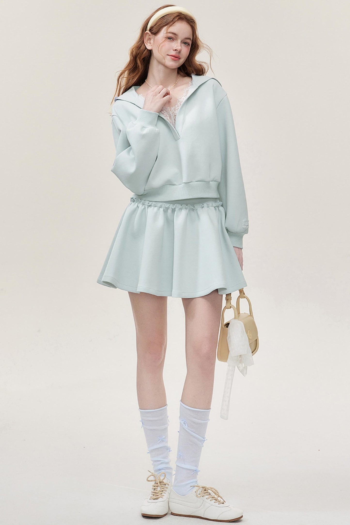 Hooded Lace Halter Set-Up