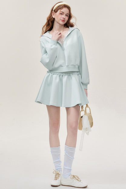 Hooded Lace Halter Set-Up