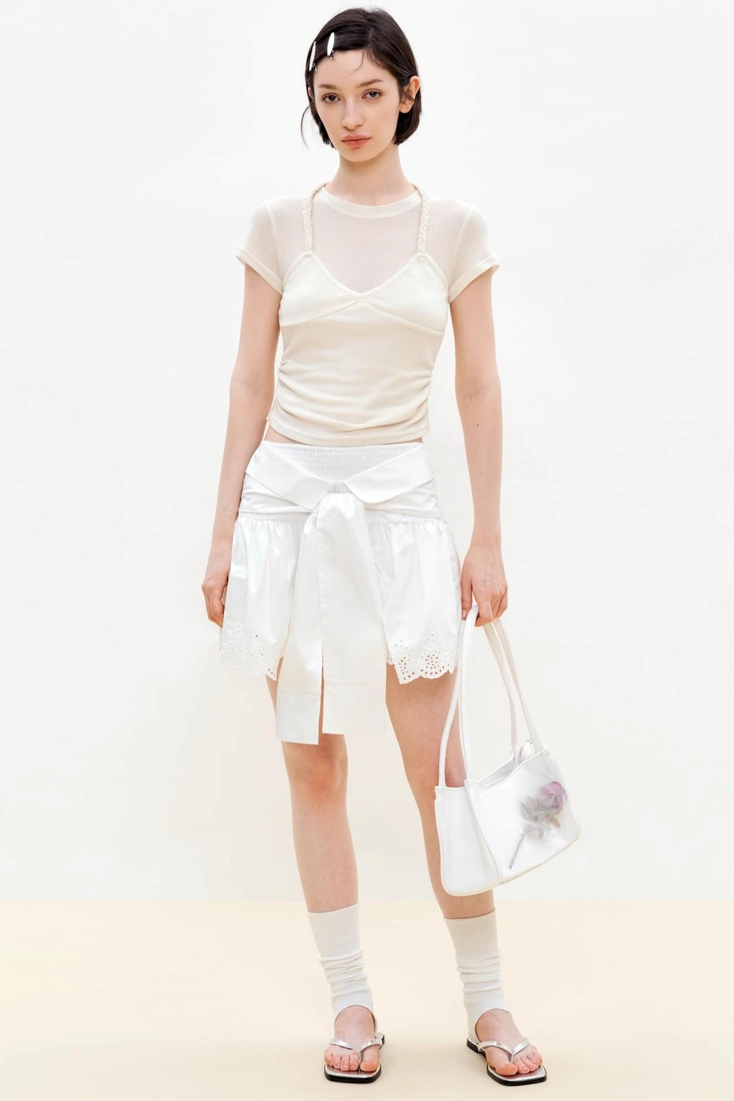 Summer Lace Halter Skirt