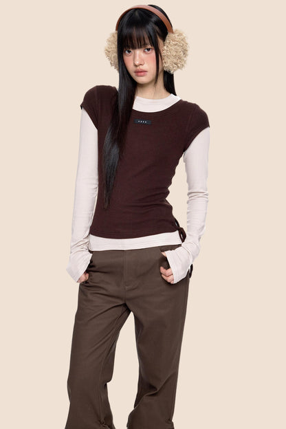 Elegant Layered Vintage Top