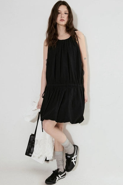 Three-Dimensional Halter Dress