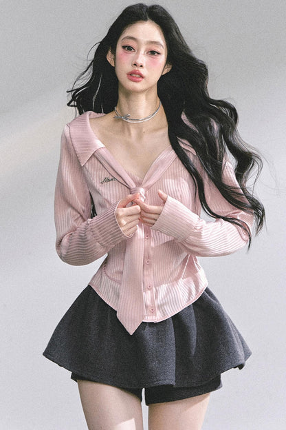 French Waist Slimming Sweet Top