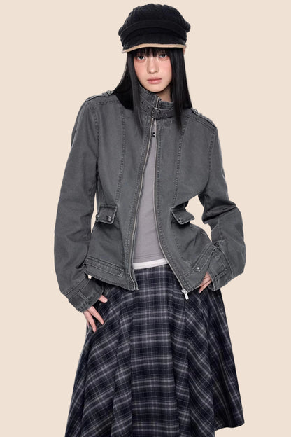 Washed Vintage Workwear Jacket