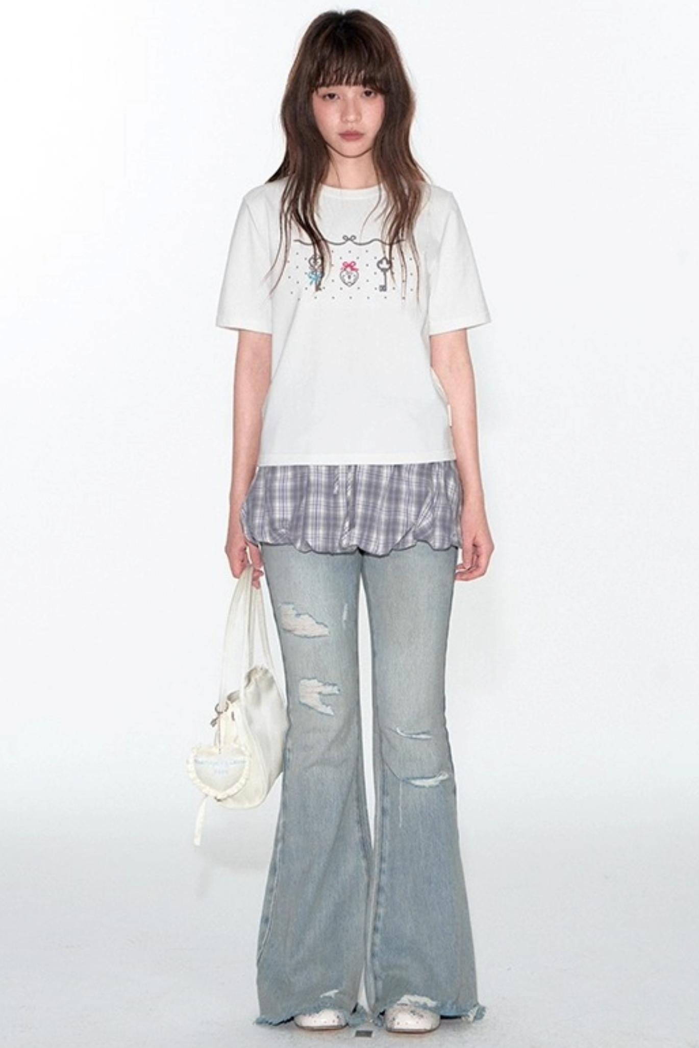 Summer Shoulder Fit Top