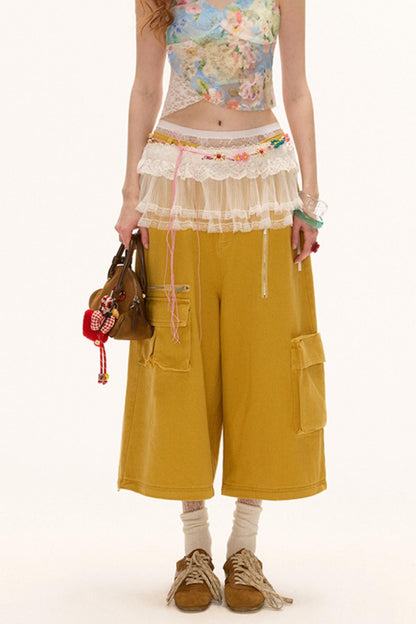 Yellow Summer Work Pants