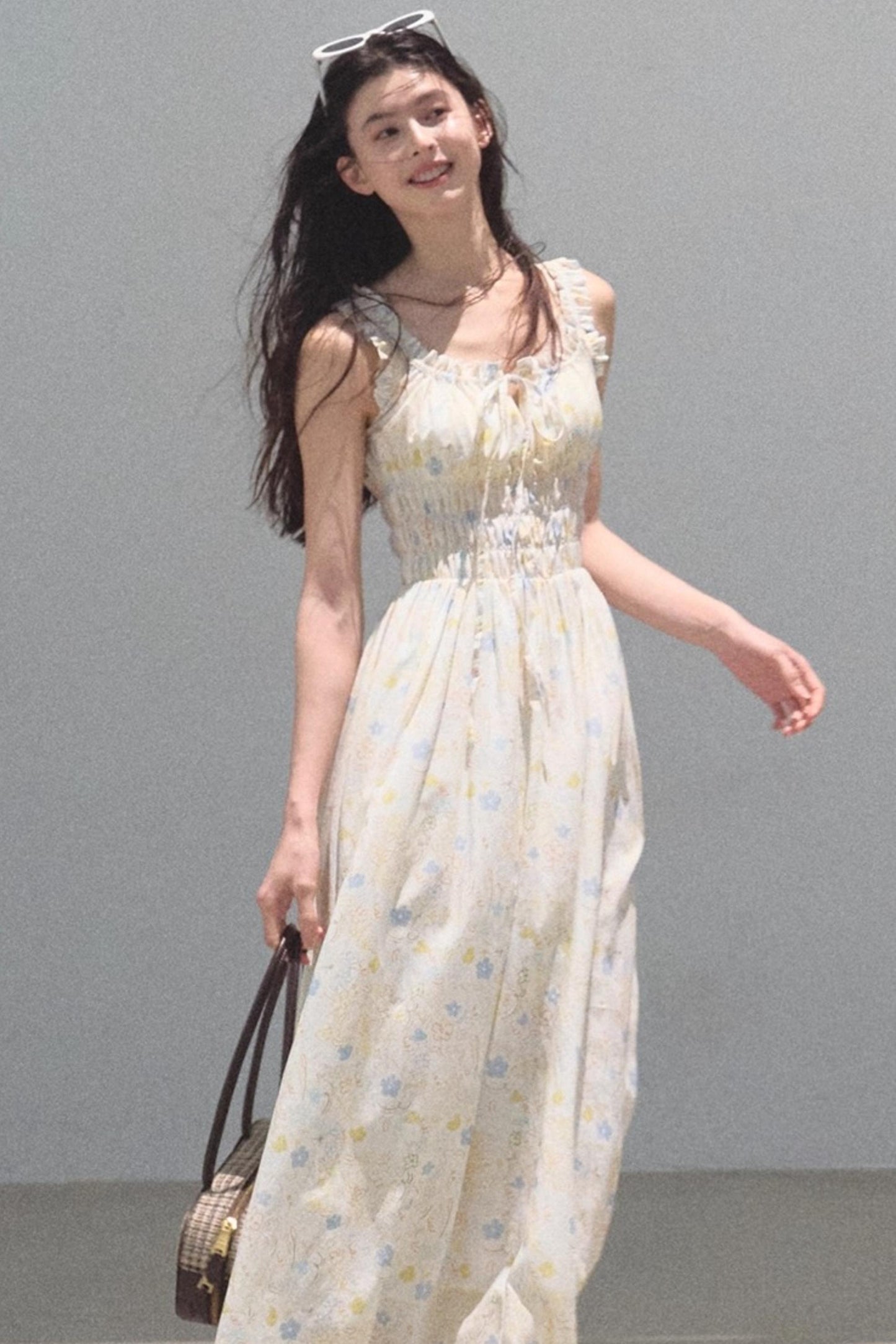 Bubbling Soda Printed Slip Dress