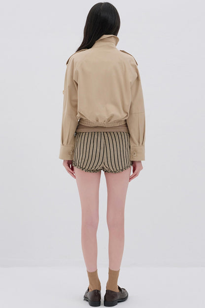 Soft Fleece Striped Pants