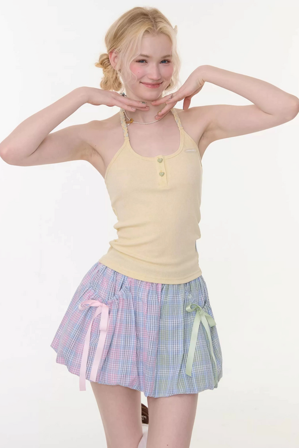 Twist Braid Halter Top